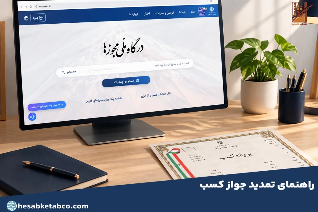 تمدید جواز کسب